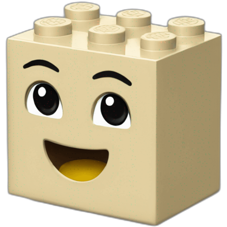 Lego brick emoji