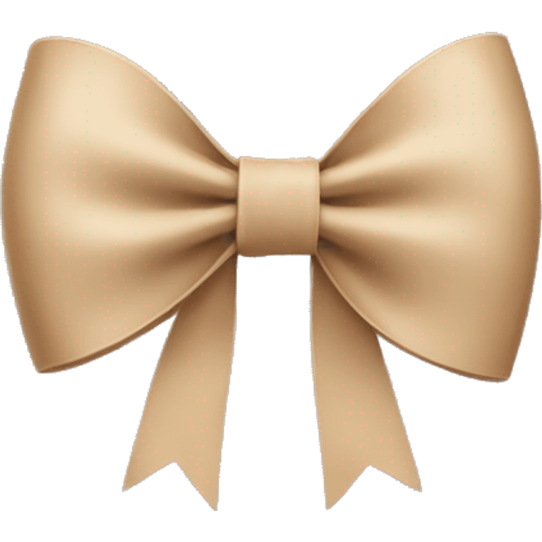 Beige bow  emoji