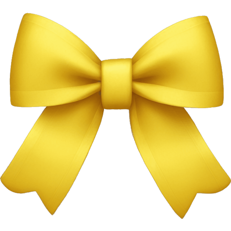 yellow bow emoji