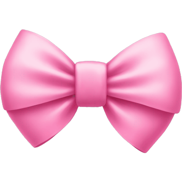 Cute pink bow emoji