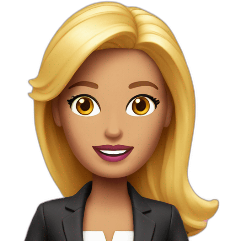 Trump habillé en barbie emoji