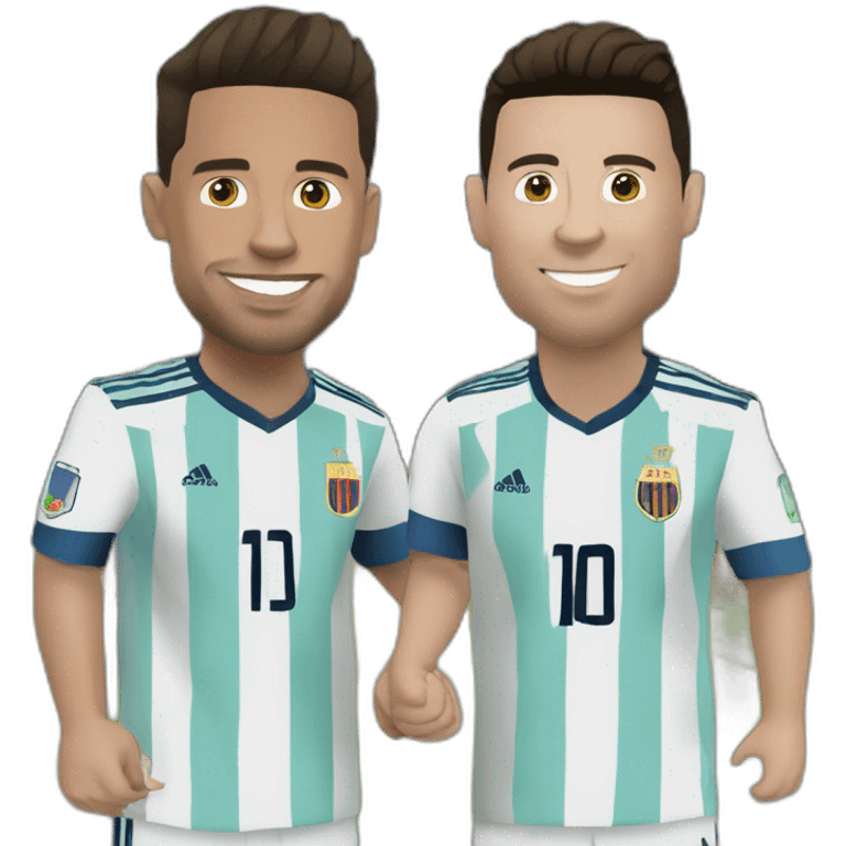 Ronaldo et messi emoji