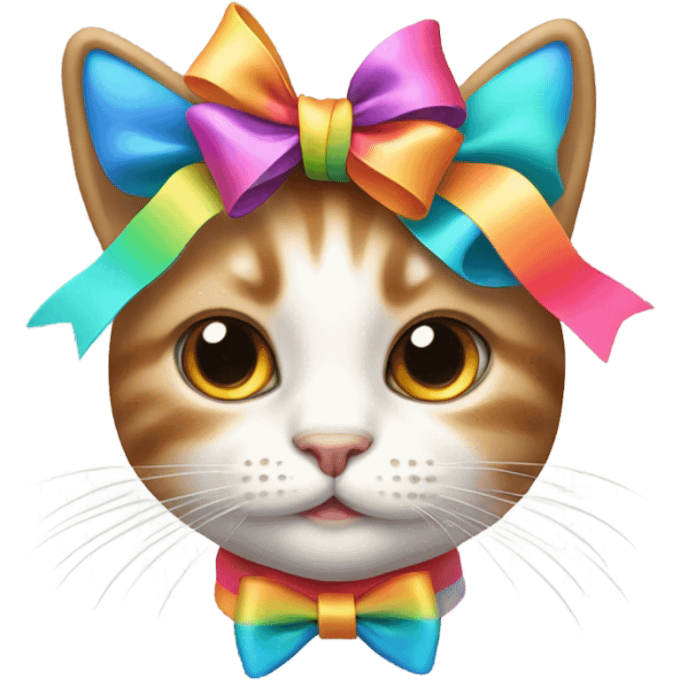 cat with bows emoji