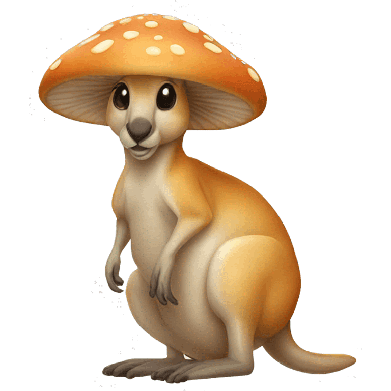 kangaroo mix mushroom emoji