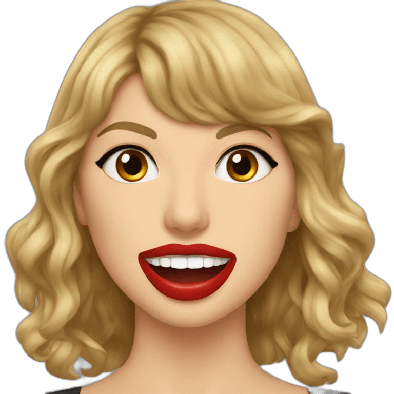 taylor-swift-mouth-bbc emoji