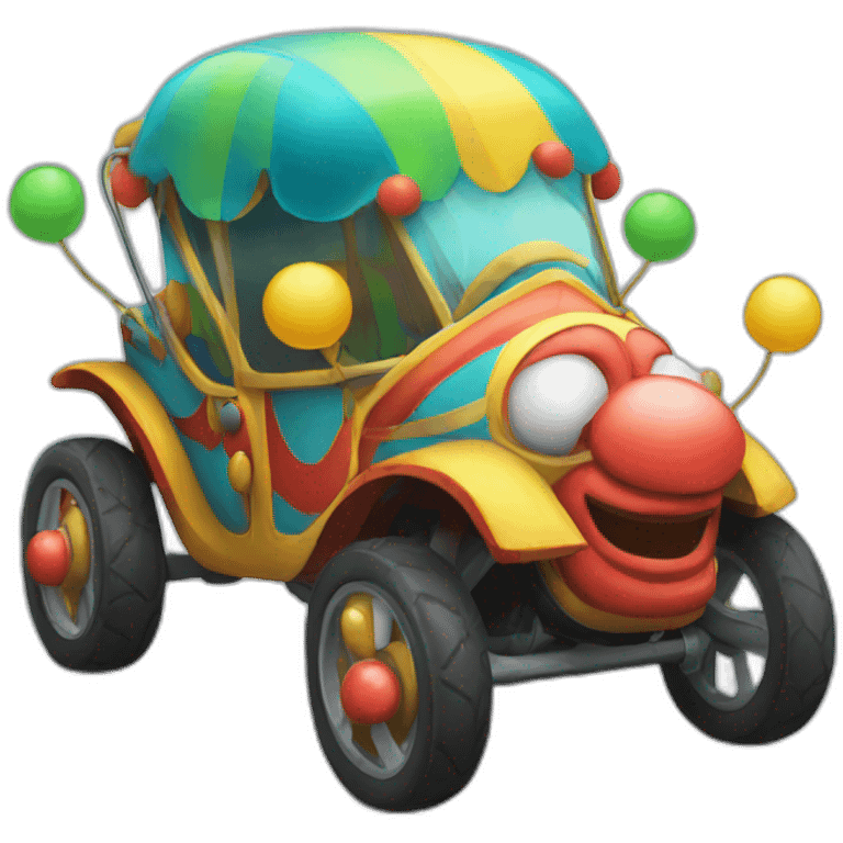 Clown buggy emoji