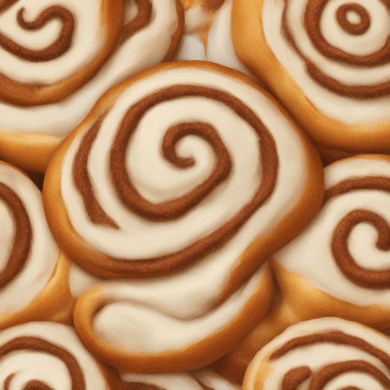 Cinnamon roll realistic  emoji