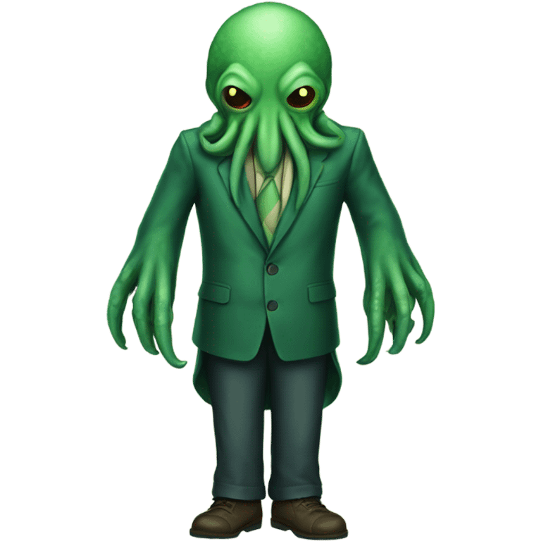 Cthulhu with pants emoji