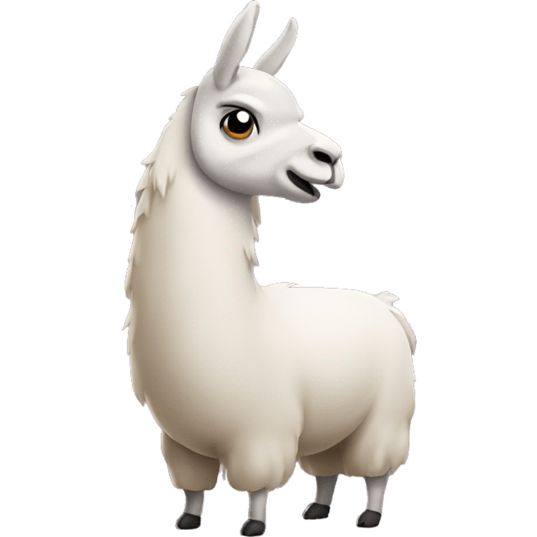 Farting llama emoji