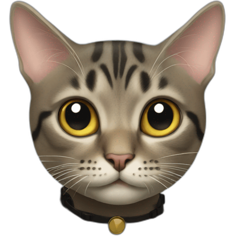 cat with black ray ben emoji