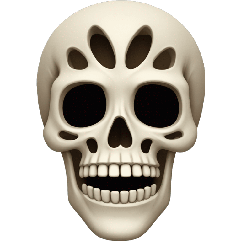 skeleton. Show from the top emoji