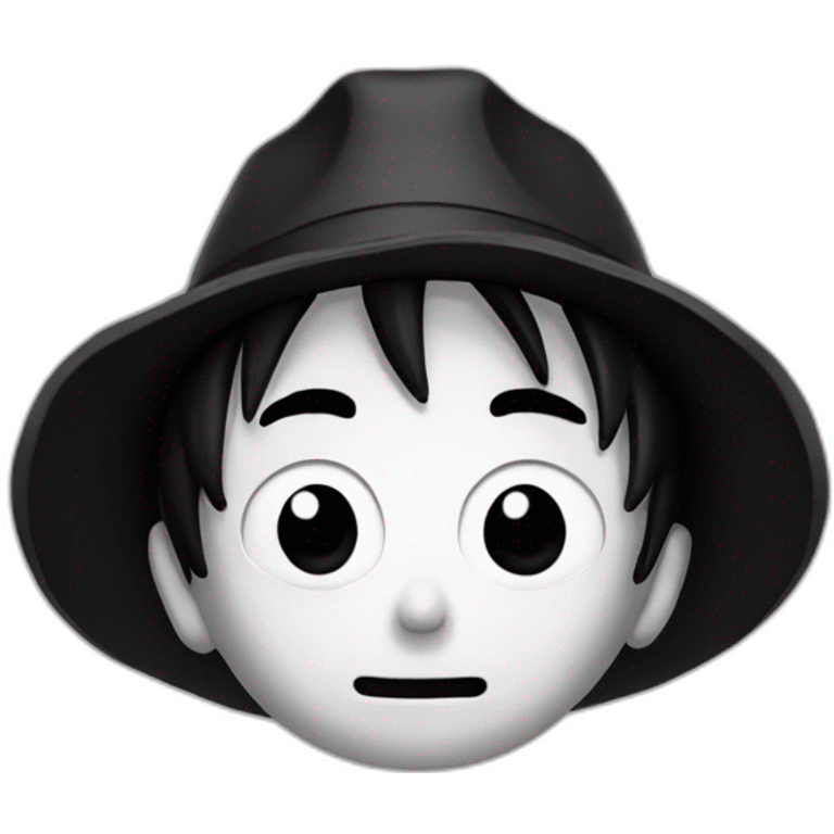 luffy noir emoji