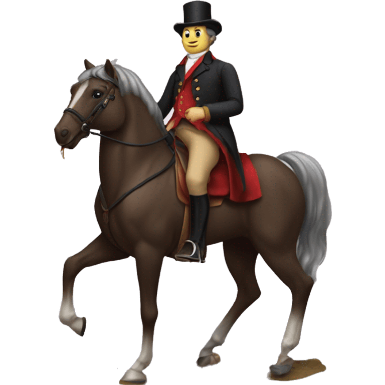 Washington Irving riding headless horse emoji