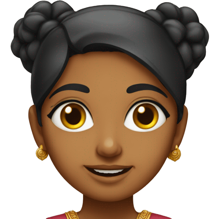 South Indian girl emoji