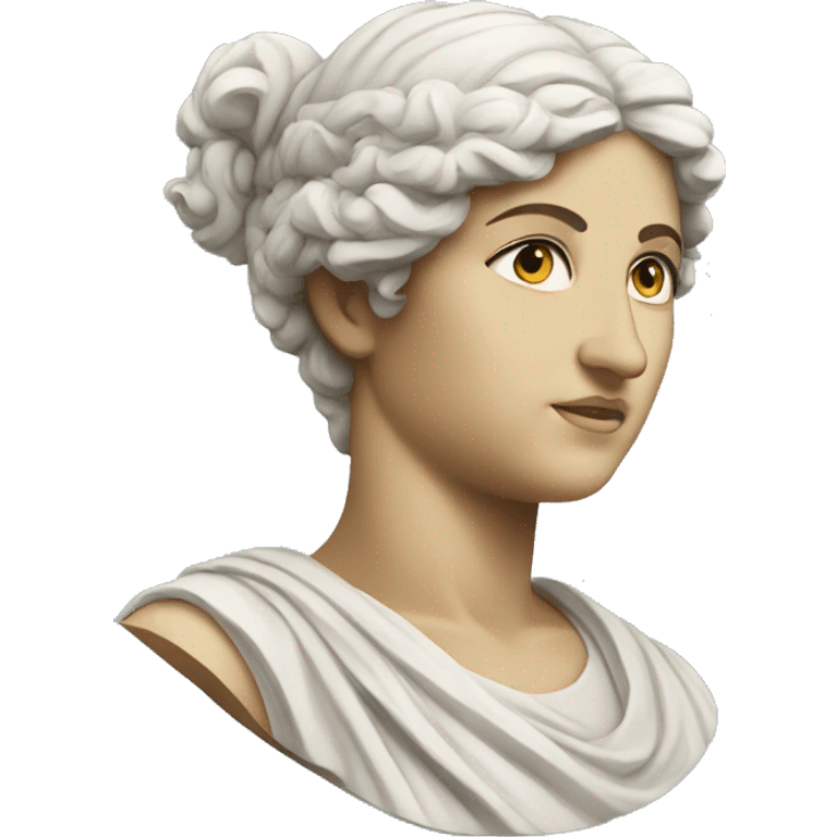 A Greek statue of a woman emoji