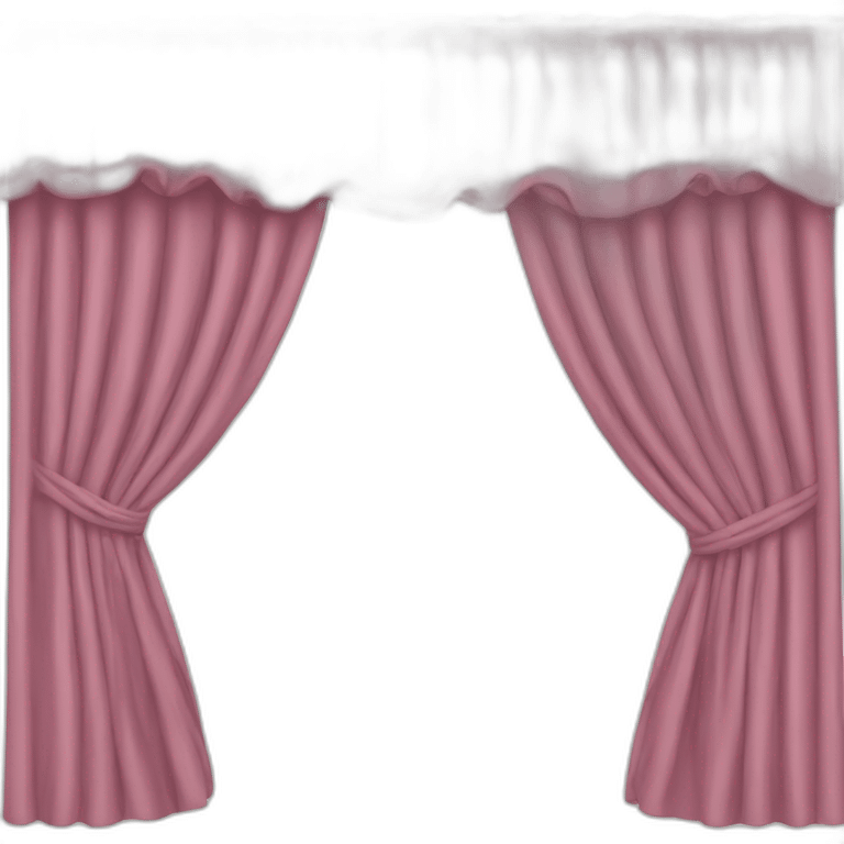 curtain one side emoji