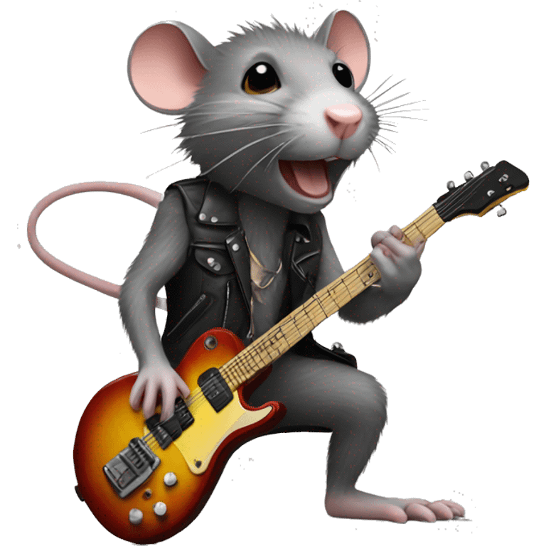 Rat rockstar  emoji