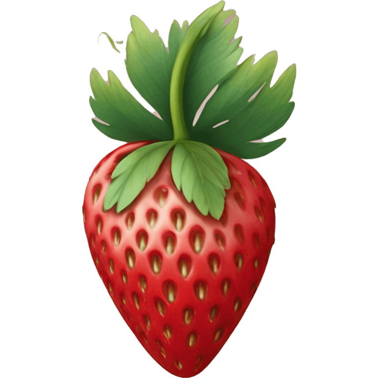 Strawberry peacock  emoji