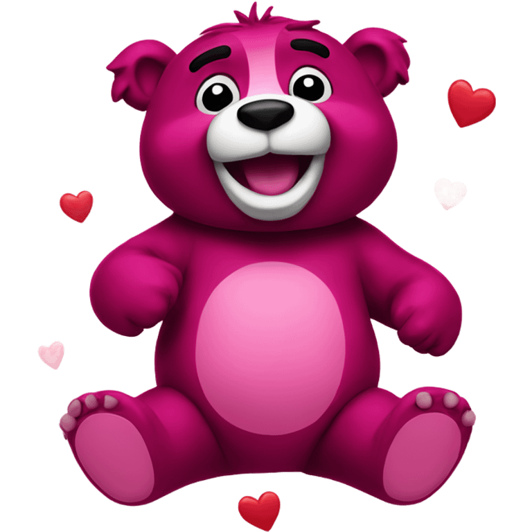 lotso with hearts emoji