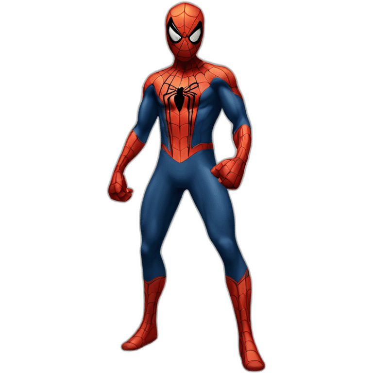 A Spiderman with Full body emoji