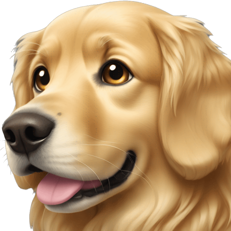 golden retriever dog emoji