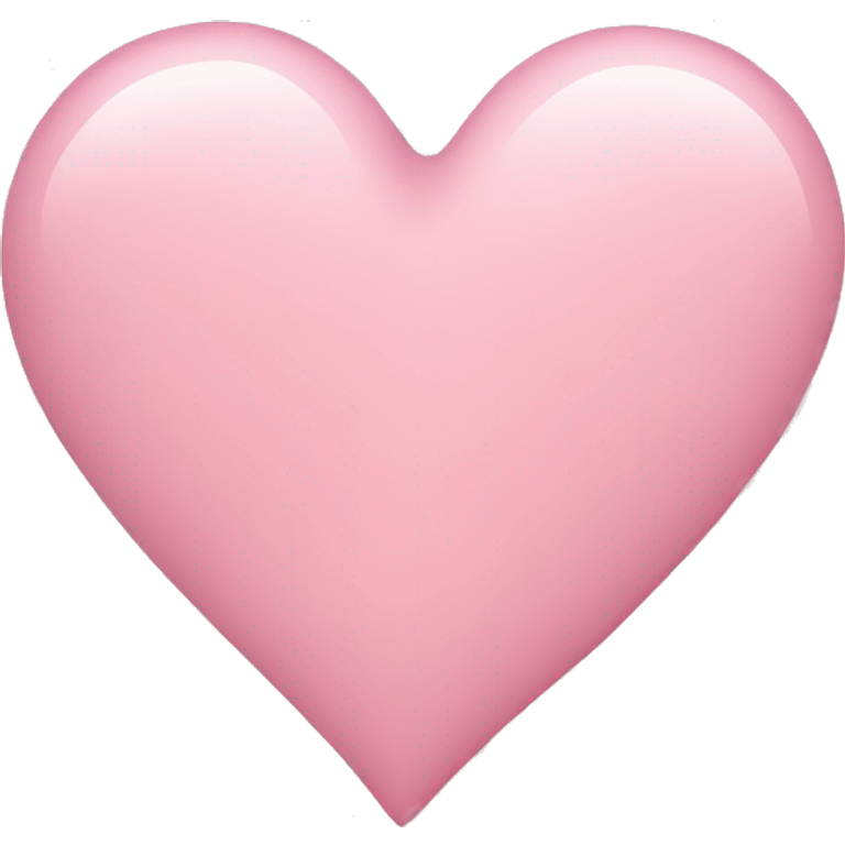 light pink heart emoji