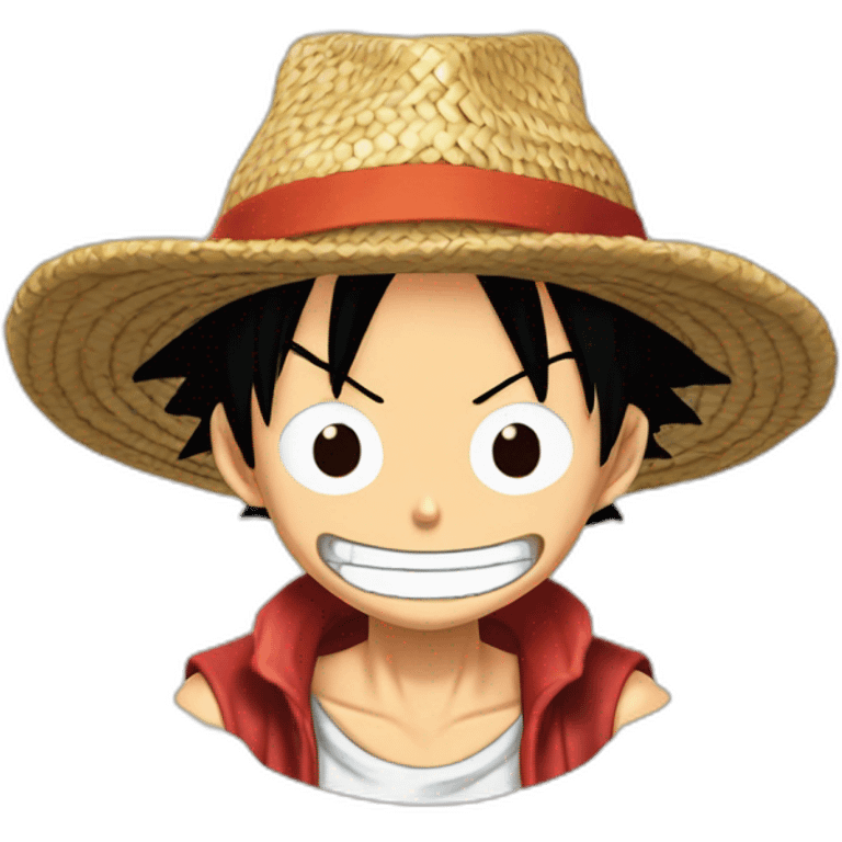 Monkey D Luffy’s straw hat  emoji