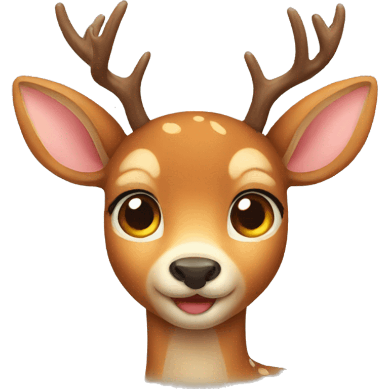 Cute deer emoji