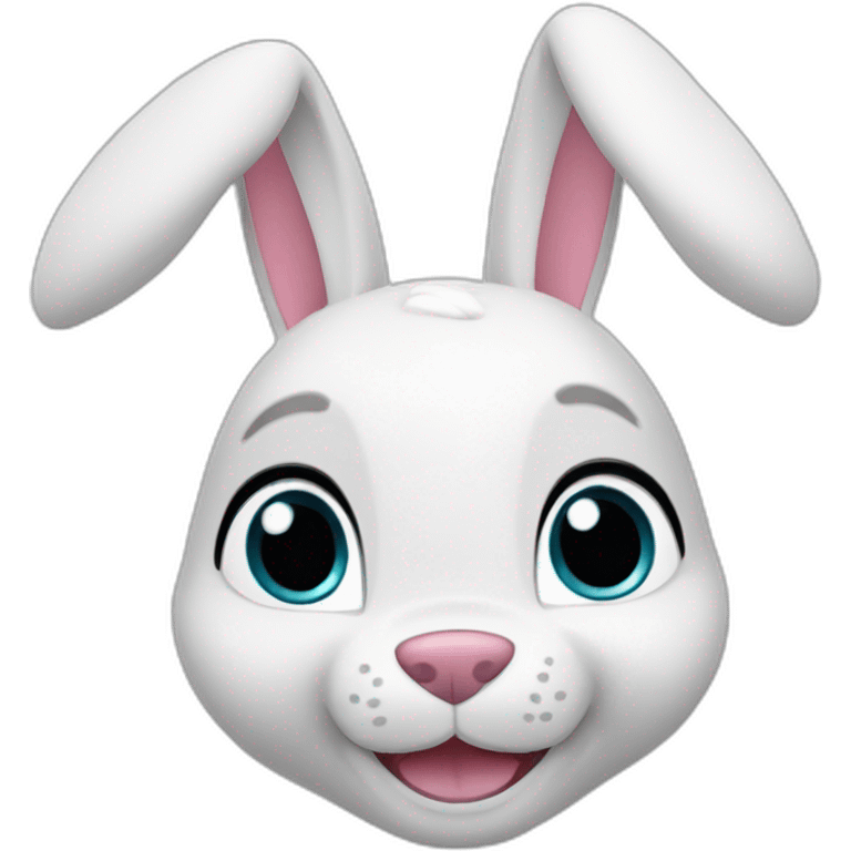 paw patrol white bunny emoji