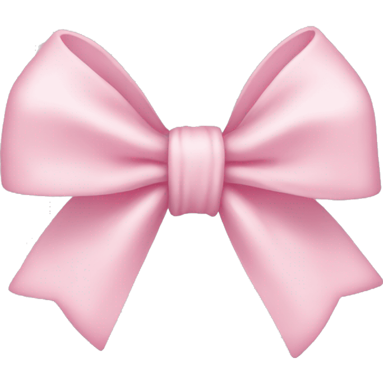 Baby pink bow emoji