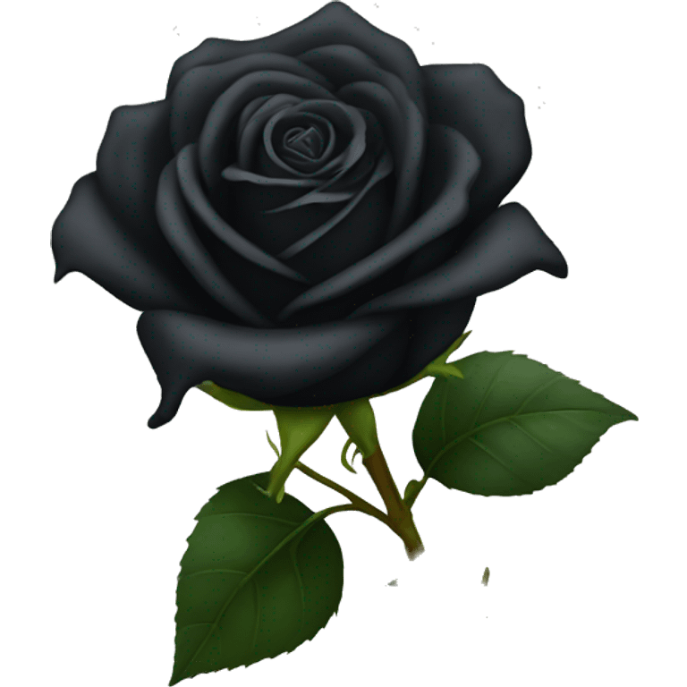 black rose emoji