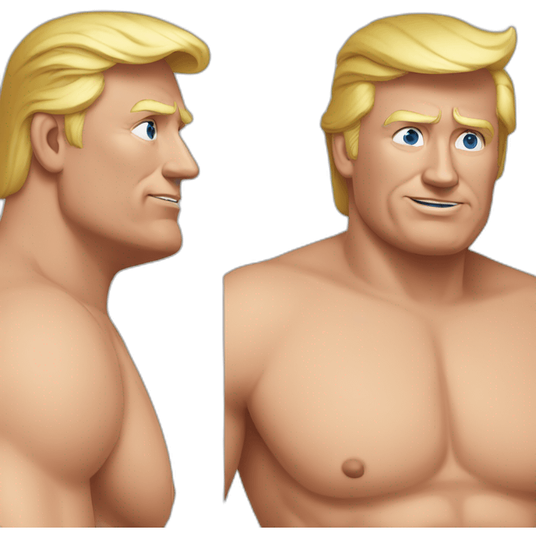 donald trump shirtless emoji