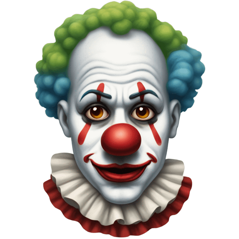 Sad clown emoji