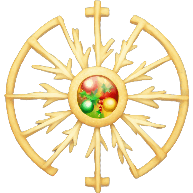 Christmas Sunwheel emoji