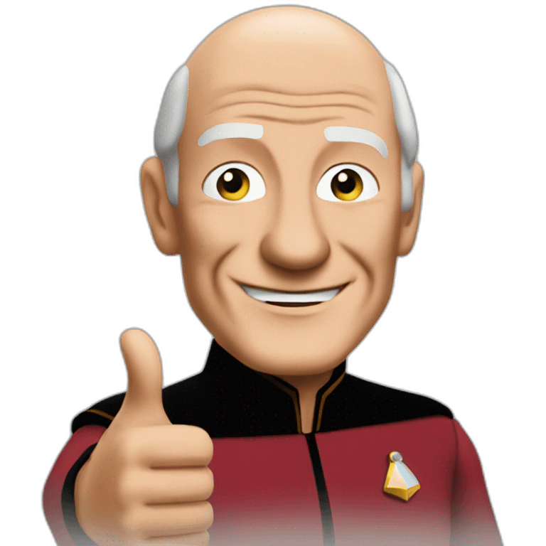 Picard two thumbs up emoji