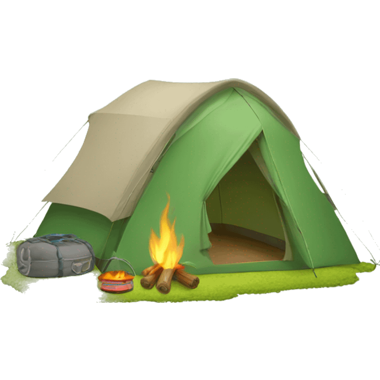 camping emoji