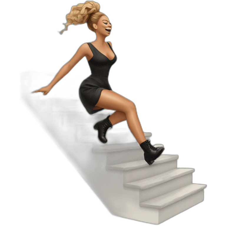 Beyoncé-falling-down-stairs emoji