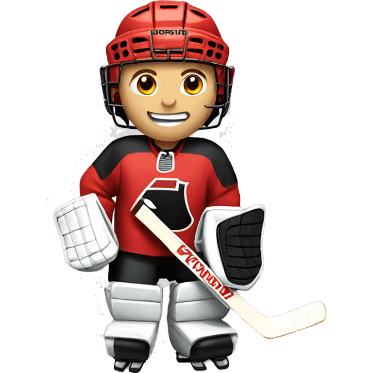 Hockey goalie emoji