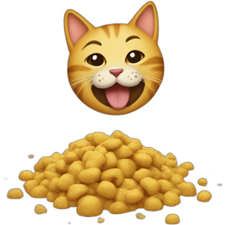 Cat vomit emoji