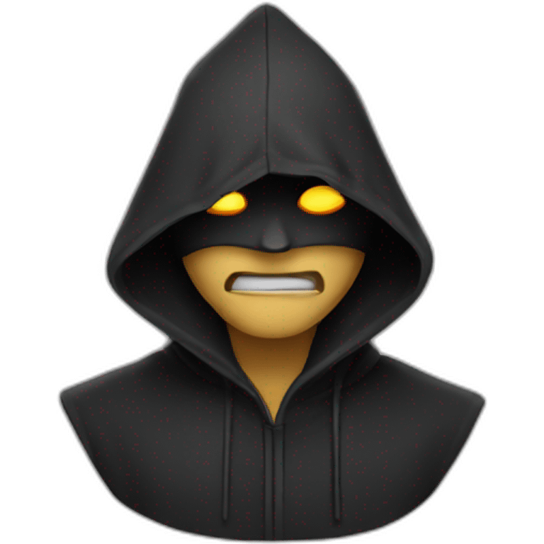 Evil man with hood emoji