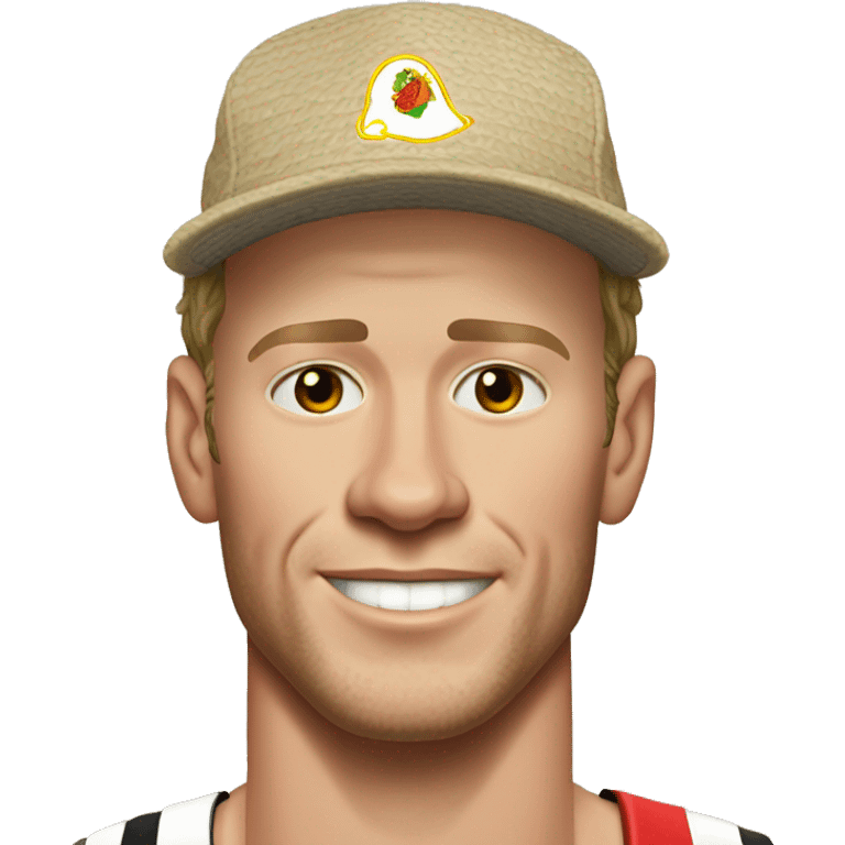 Jonathan toews as beach bum emoji