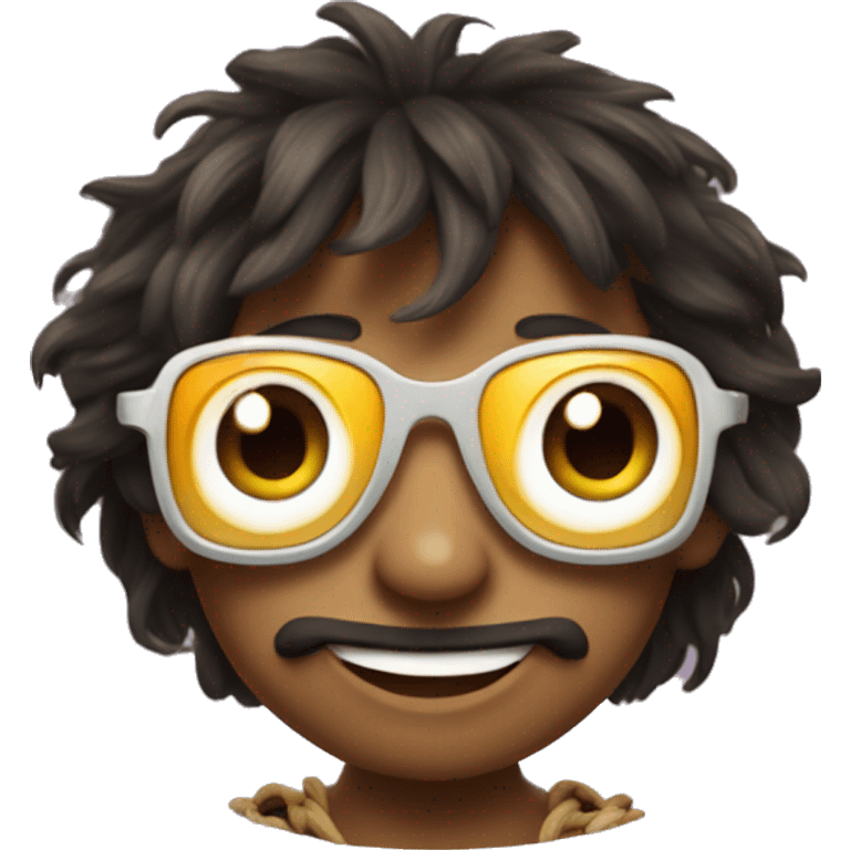 mowgli with eyes of joy wearing pit viper sun glasses emoji