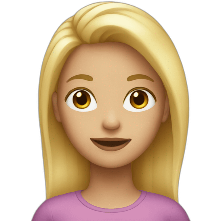 blonde girl emoji