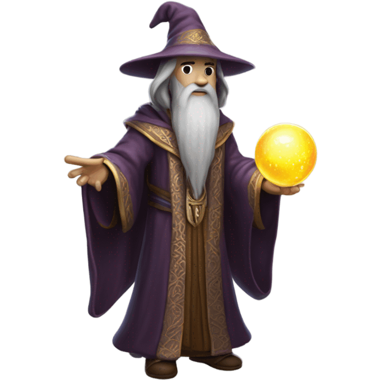 Wizard with an orb  emoji