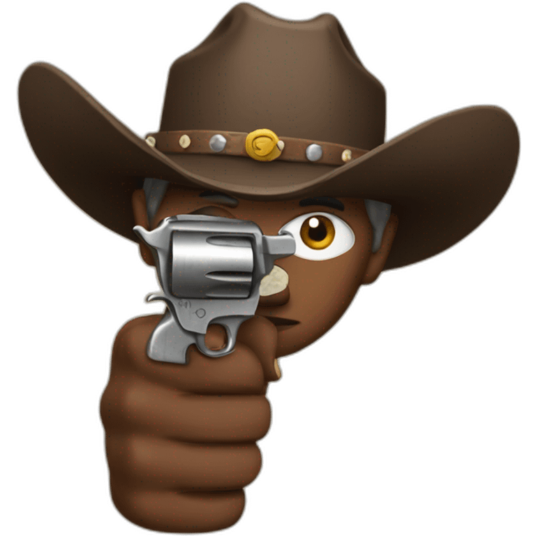 cowboy fingerguns emoji