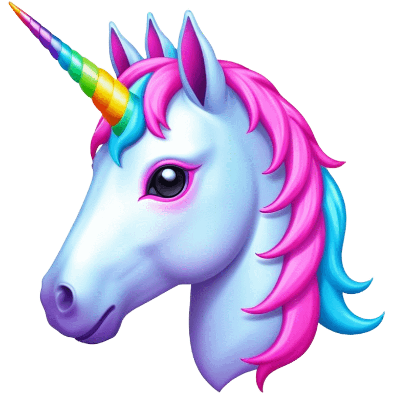 Neon Unicorn emoji