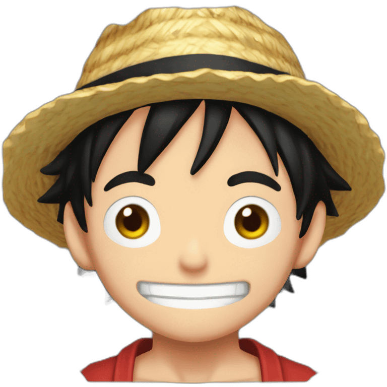 Luffy avec de la viande emoji