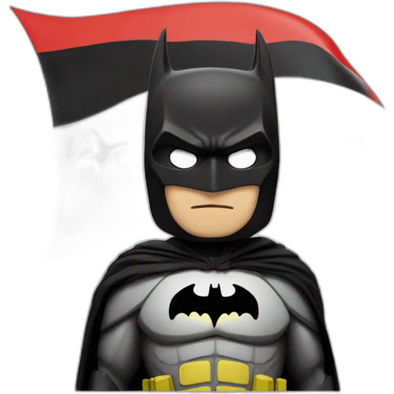 Batman with syrian flag emoji