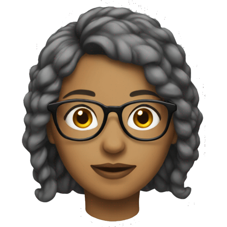 women with glasses nerdy emoji