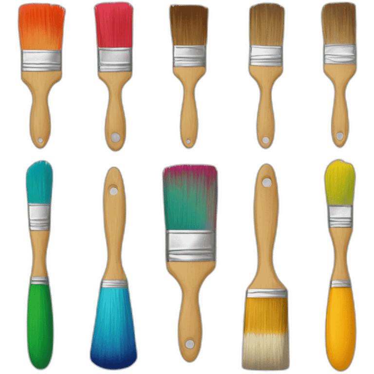 Paint brush art emoji